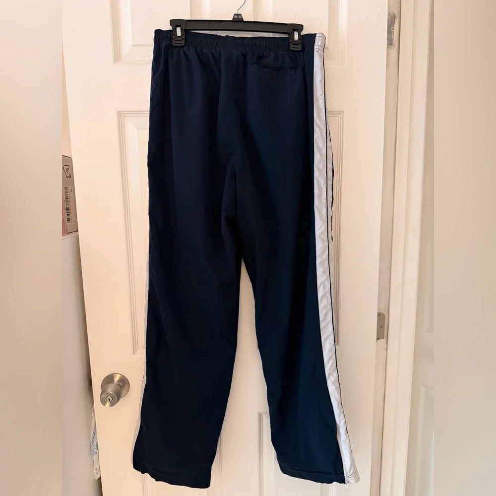 REEBOK Vintage Dark Blue Pants with White Stripes